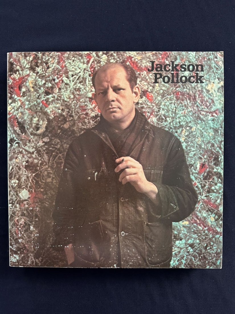 Jackson Pollock, by Centre Georges Pompidou, 1981: Text in French. Paperback. First edition. 420 pages; 72 color plates + 161 b/w text illustrations. Issued in conjunction with a 1982 exhibition of works by American artist Jackson Pollock (1912-1956).