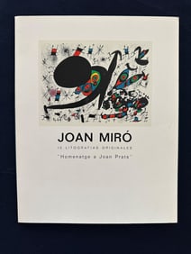Joan Miro: booklet 15 lithographs originales “Homenatge a Joan Prats??. Catalog. 1979.