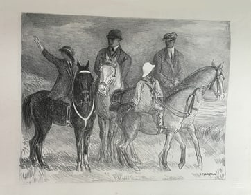 Jules Flandrin Lithograph. 1925.