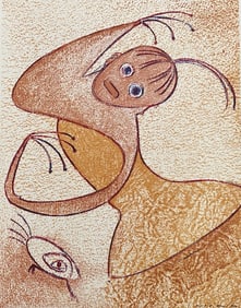 Max Ernst Original Lithograph 1975. One of 575 copies