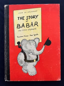 The Story of Babar the little elephant, by Jean de Brunhoff, 1933