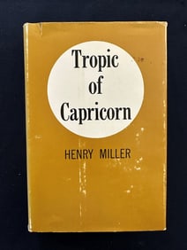 Tropic of Capricorn, by Henry Miller, 1961.