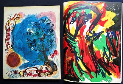 XXe siecle 17, 1961. with a lithograph by Appel.