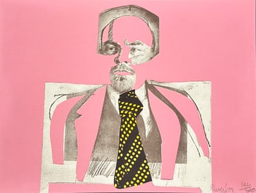 Larry Rivers signed and numbered lithograph. 1973. One of 300 copies.