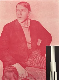Dan Flavin signed lithograph. 1973. One of 300 copies.