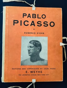 Pablo Picasso par Eugenio D’ors. 1930. With 4 color pochoirs by Picasso
