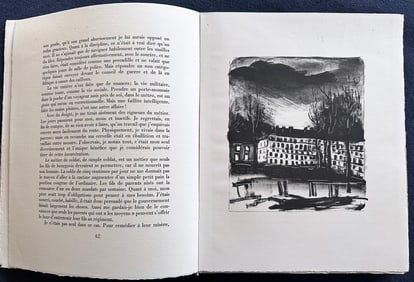 Vlaminck. Tournant dangereux, 1930. With 6 original lithographs.