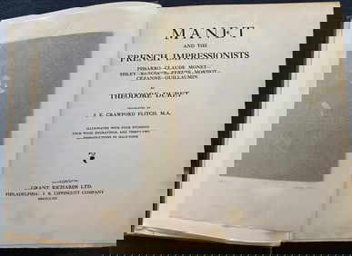 MANET AND THE FRENCH IMPRESSIONISTS. With 4 etchings Renoir, Manet, Morisot.