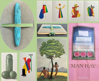 MAN RAY. Le Pain Peint. Artist Book with multiple and 10 silkscreens.