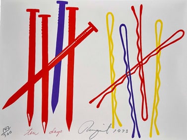 James Rosenquist signed Screenprint. 1973. One of 300 copies.
