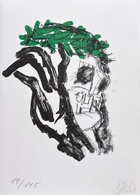 Otto Dix. Signed Lithograph. 1978. One of 115 copies.