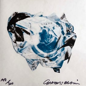 John Chamberlain signed lithograph. 1973. One of 300 copies.