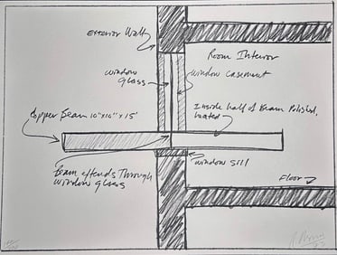 Robert Morris signed lithograph. 1973. One of 300 copies.