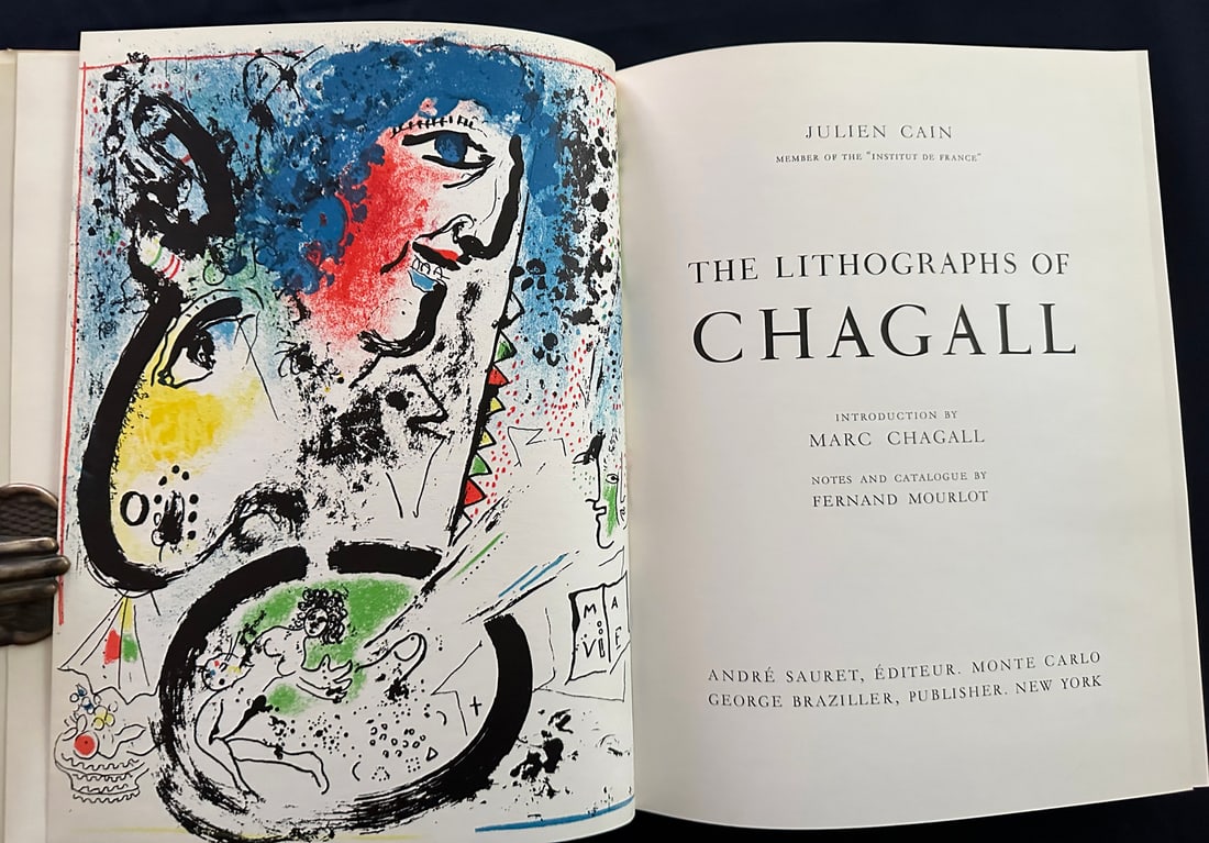 Chagall Lithographe I. 1960. With 12 lithographs by Chagall (1 of 3)