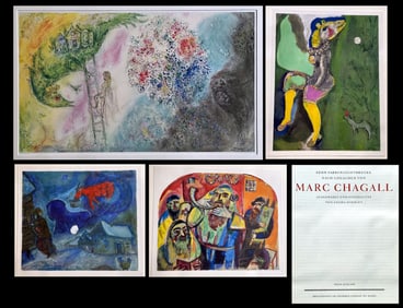 Chagall. Gouaches. With 10 prints in color
