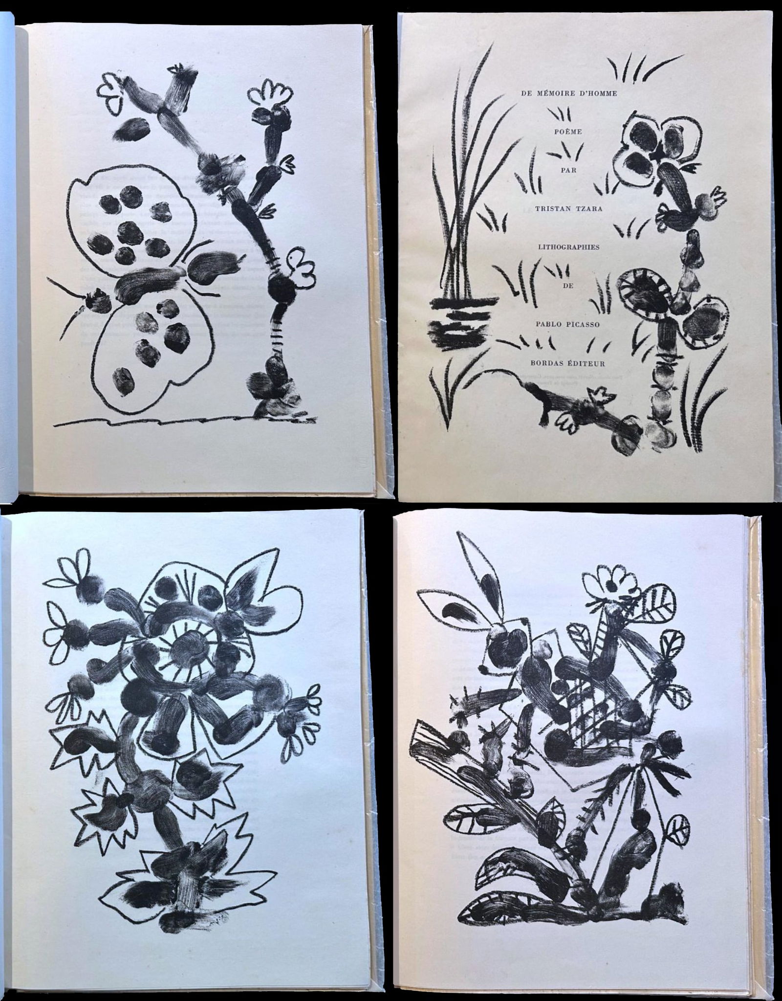 Picasso. De Memoire D’Homme. With 9 lithographs. One of 350 copies. 1950 (1 of 1)