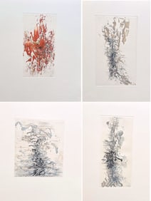 Zao Wou-ki. Les Terrasses de jade. With four etchings