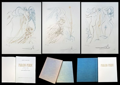 Dali. Paradis Perdu, with 10 signed and numbered drypoints, one of 150 copies, 1974