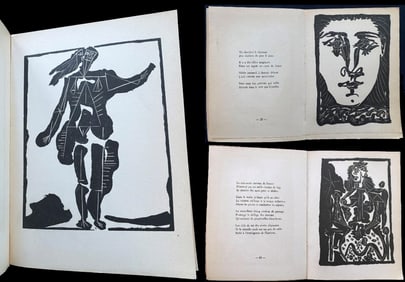 Picasso. Non Vouloir. With 4 etchings, 1942, one of 400 copies
