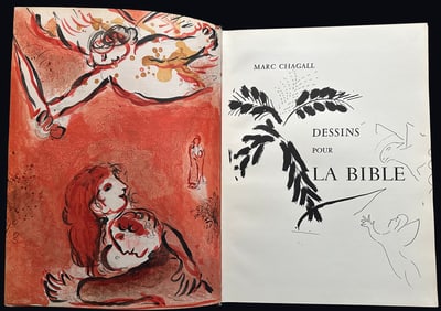 Verve 37-38. Chagall Drawings for the Bible. 1960. 24 lithographs in color