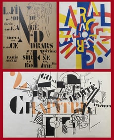 Leger-Cendar Blaise. La Fin du Monde. 1919 With 20 pochoirs by Leger