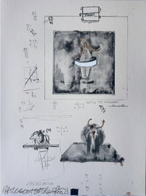 Robert Rauschenberg signed lithograph. 1973. One of 300 copies.
