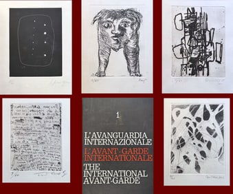 The International Avant-Garde 1. 20 signed etchings by various artists. 1962.
