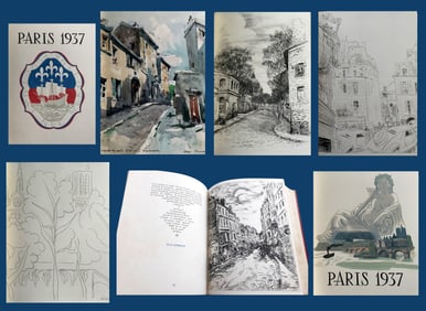 Paris 1937, 31 etchings in full page by Matisse, Vlaminck, Derain, Van Dongen, Bonnard, and others.