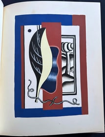 LEGER Cahiers d’art, 1928. with 5 color pochoirs