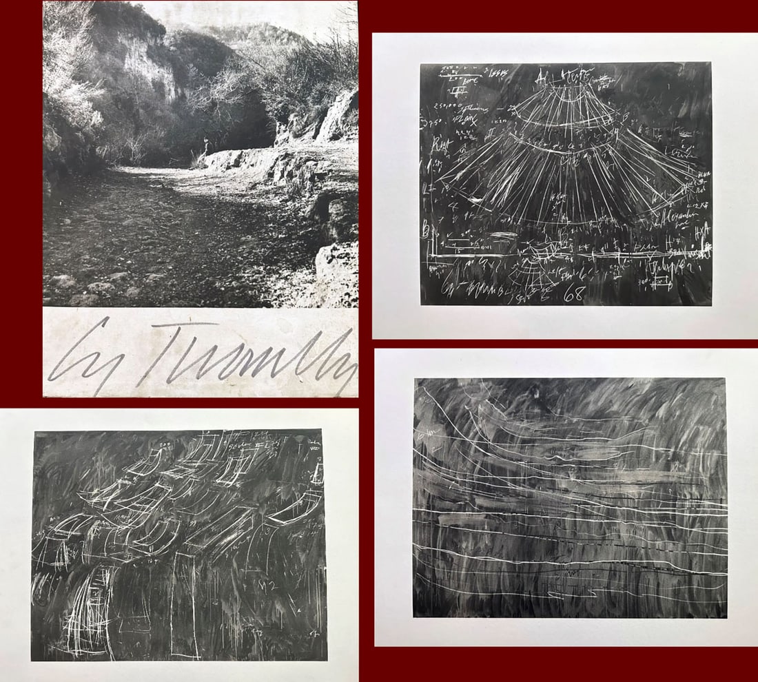 Cy Twombly Grey Series 11 Lithographs. 1970. (1 of 6)