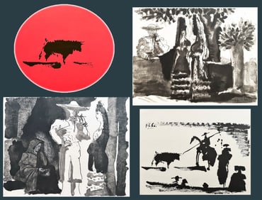 Picasso, Pablo. Toros, with 15 pochoirs.