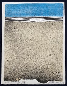 Giuseppe Santomaso signed and numbered Lithograph. 1966. One of twenty copies.