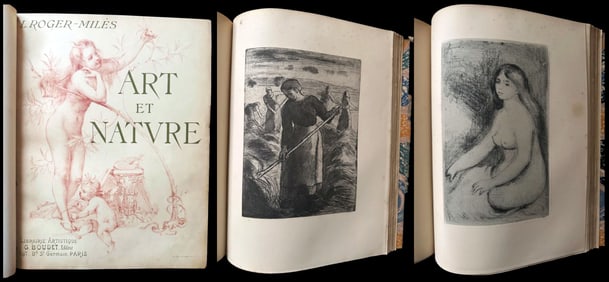 Art et Nature. 1897. 35 prints by Pissarro, Renoir, Sisley and others