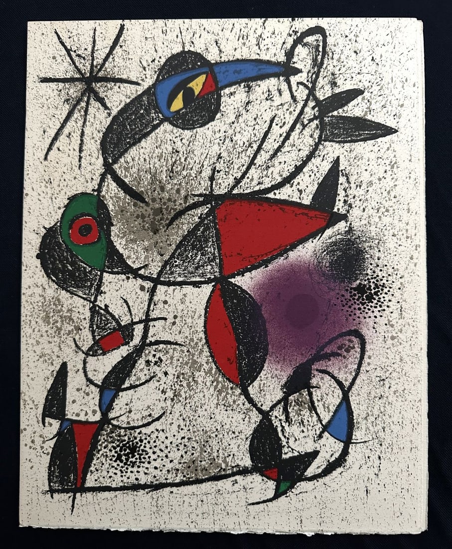 Souvenirs et Portraits d’Artistes. Prints by Giacometti, Matisse, Picasso, Miro, Chagall and (1 of 5)