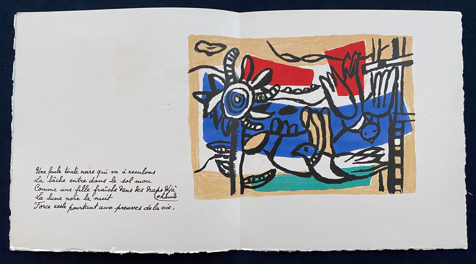 Un Poème dans Chaque Livre. With 16 prints by Picasso, Miró, Chagall, Braque and others (1 of 5)