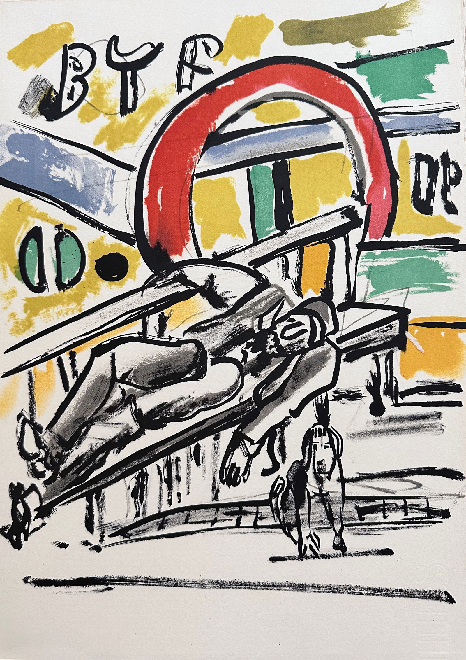 Leger. Mes Voyages Paris 1960, with 28 lithographs: Paris: Les éditeurs français réunis, 1960. Mes voyages (My voyages) With a poem by Aragon. Illustrated With 26 lithographs by Fernand Léger, of which 3 double pages, and 9 in color. Loose as issue