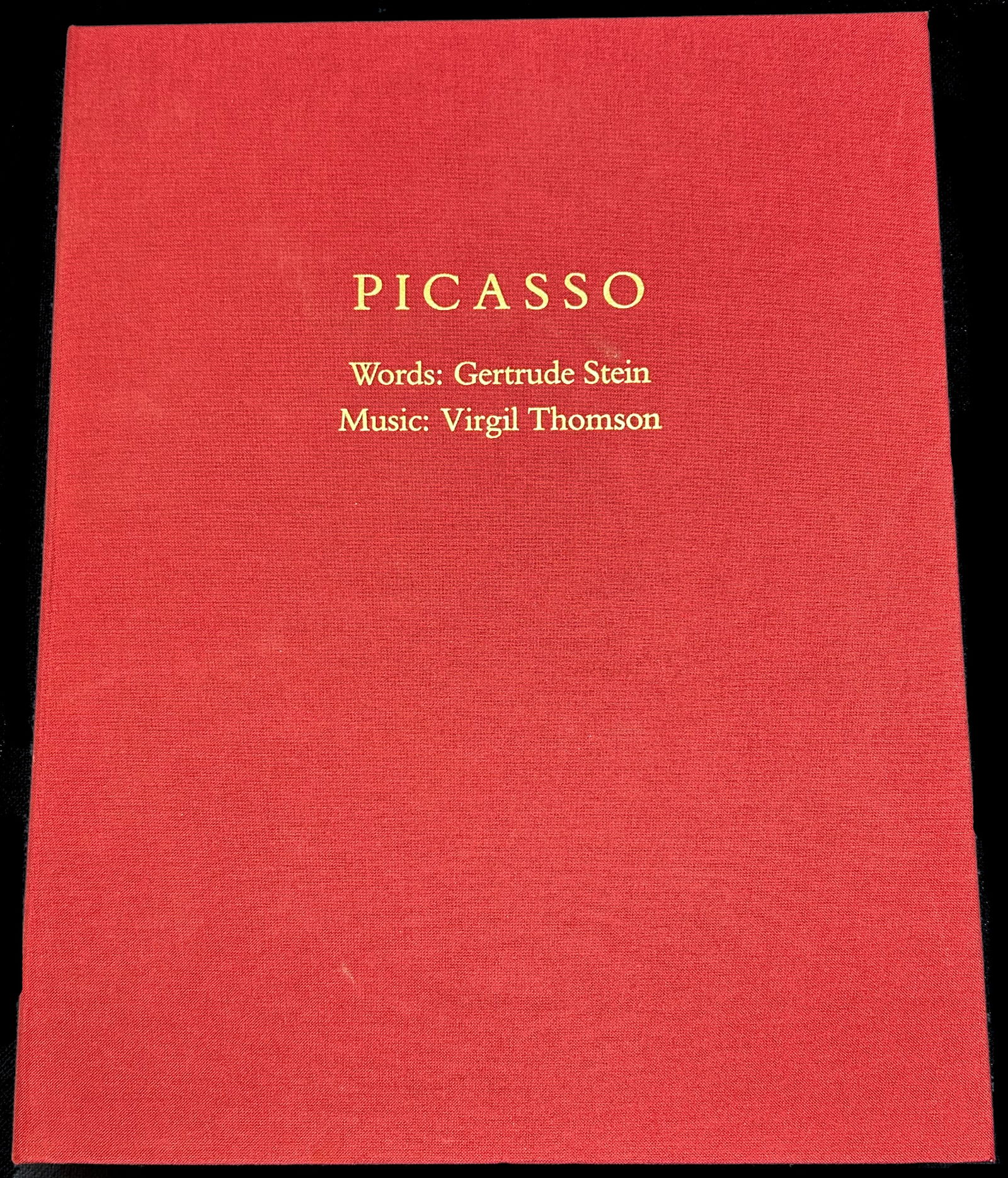 Gertrude Stein / Virgil Thomson. Picasso. 1992 (1 of 5)