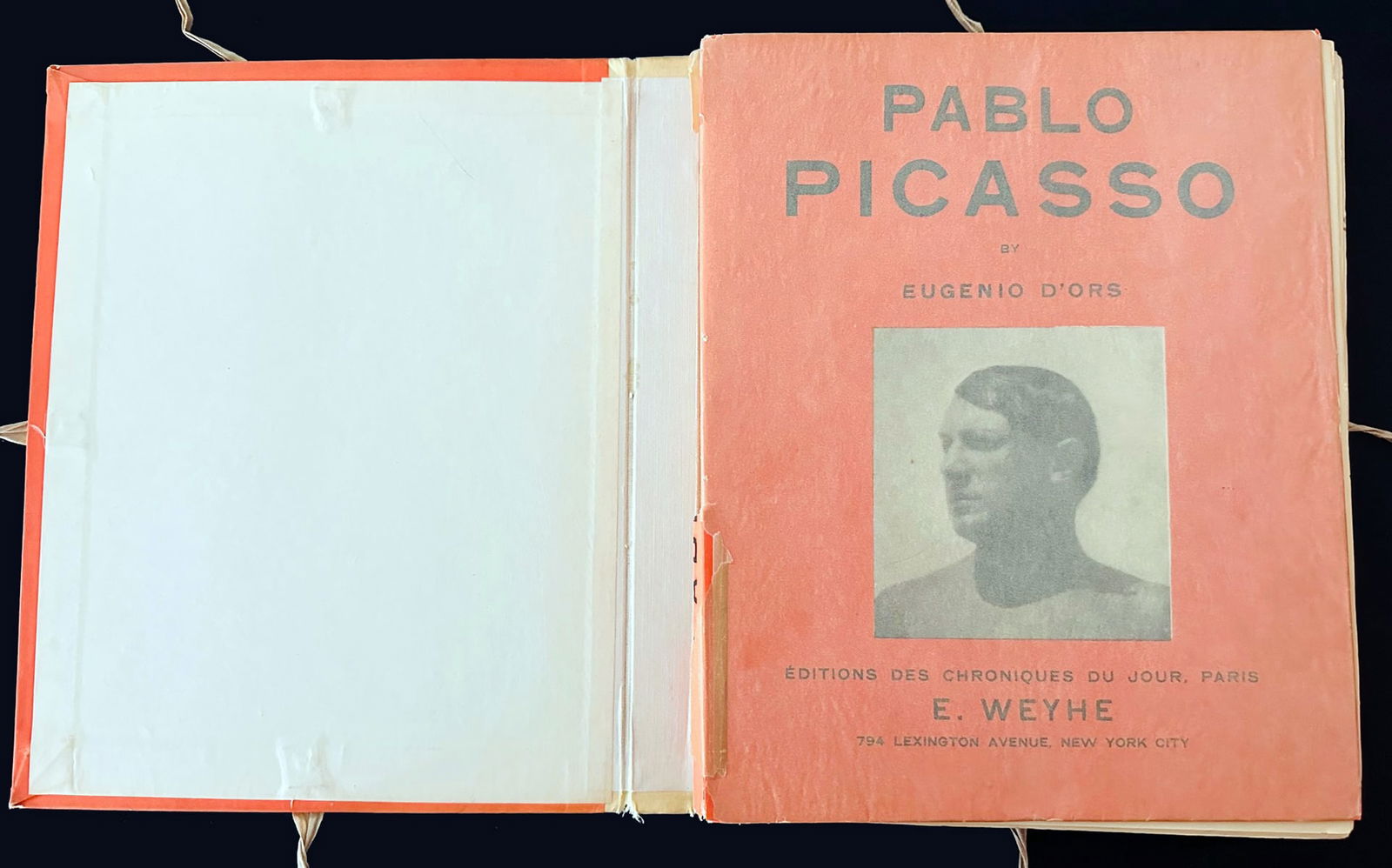 Pablo Picasso par Eugenio D’ors. 1930. With four color pochoirs by Picasso (1 of 5)