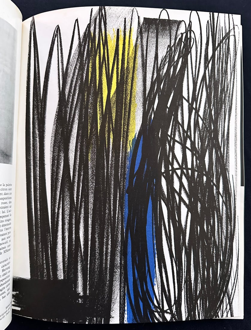 XXe Siecle 41, lithographs by Indiana and Hartung.: Edition XXe Siecle, Paris 1973. Panorama 73 Les Grande Exposizions dans le Musees et dans le galleries en France et a l'Etranger. U.S. Art II. With 2 original lithographs in color by Hans Hartung and