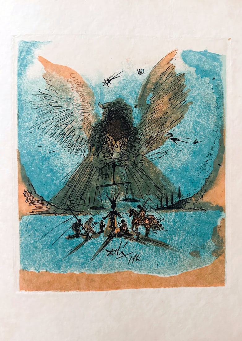 Dali. La Vida es Suenos, 1975. Deluxe. With 41 etchings in b/w, color, sanguine + canceled proof. (1 of 5)