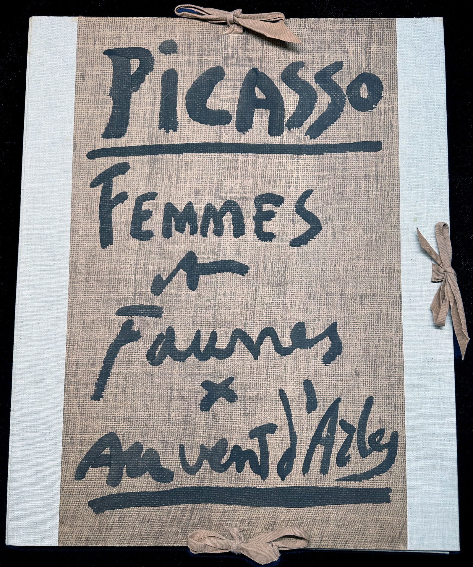 Picasso, Femmes et Faunes, 12 dessins, lavis, aquarelles.: Foreword by Antonina Vallentin. Au Vent d'Arles, Paris 1956. Limited edition of 200 copies + 26 H.C printed in Richard de Bass paper especially watermarked for this edition Complete portfolio of 12 po