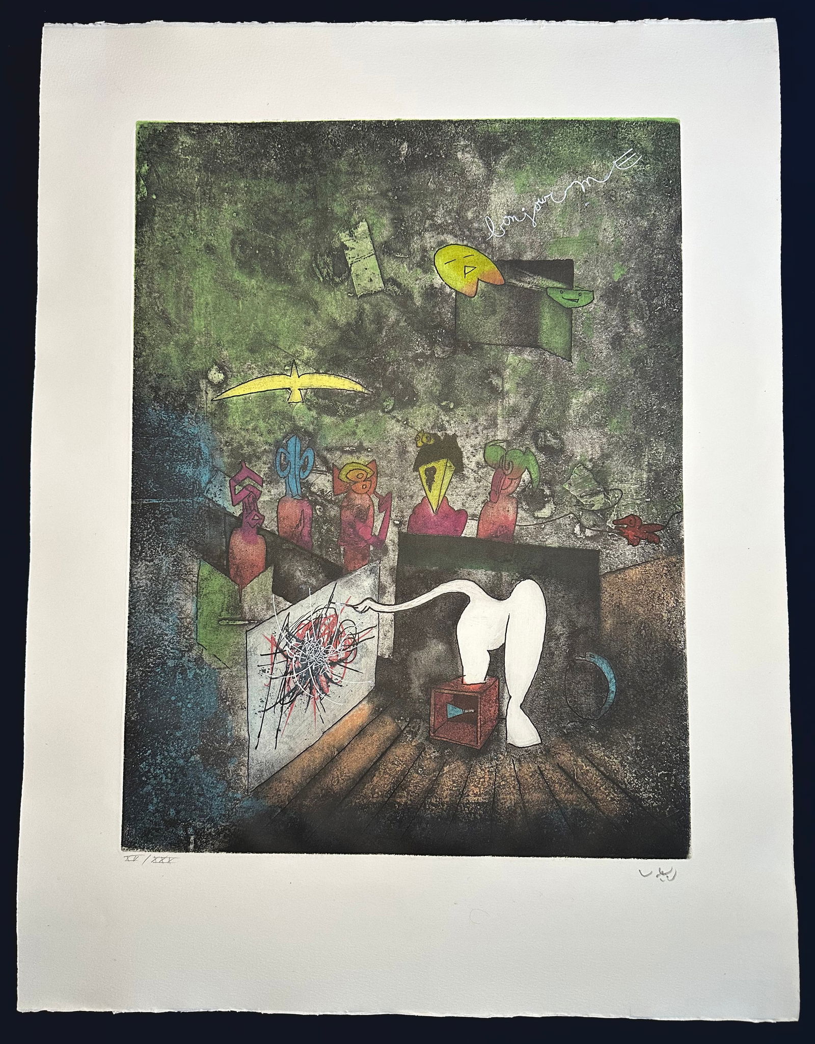 Roberto Matta. Etching. Signed.One of 30 copies. 1976. (1 of 1)
