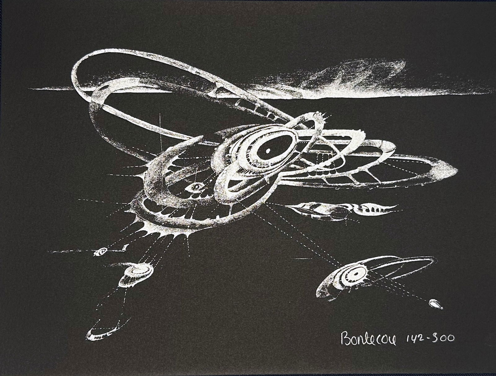 Lee Bontecou signed lithograph. 1973. One of 300 copies. (1 of 1)
