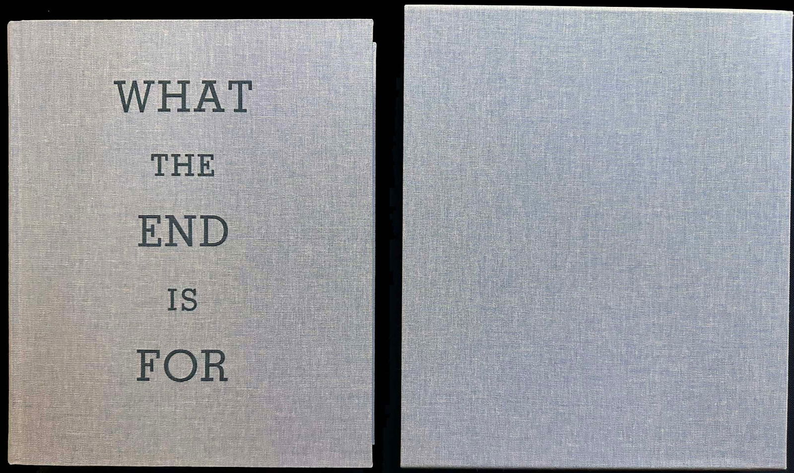 GRAHAM, Jorie. What the End is For. 2014. (1 of 5)