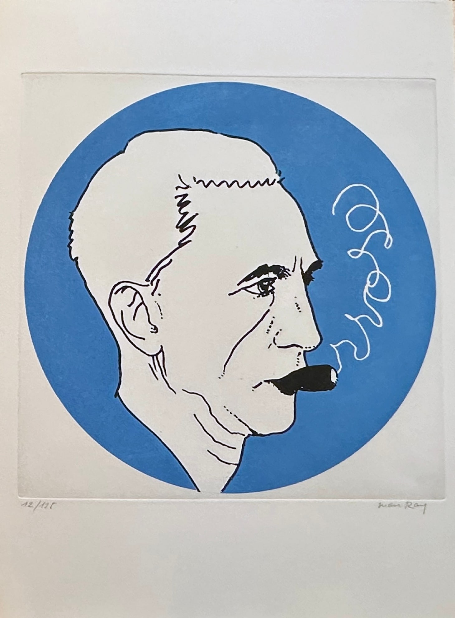 Man Ray Signed Lithograph. One of 125 copies. (1 of 1)