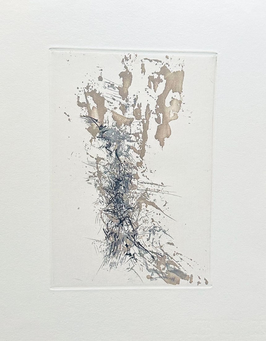 Zao Wou-ki. Les Terrasses de jade. With four etchings (1 of 5)