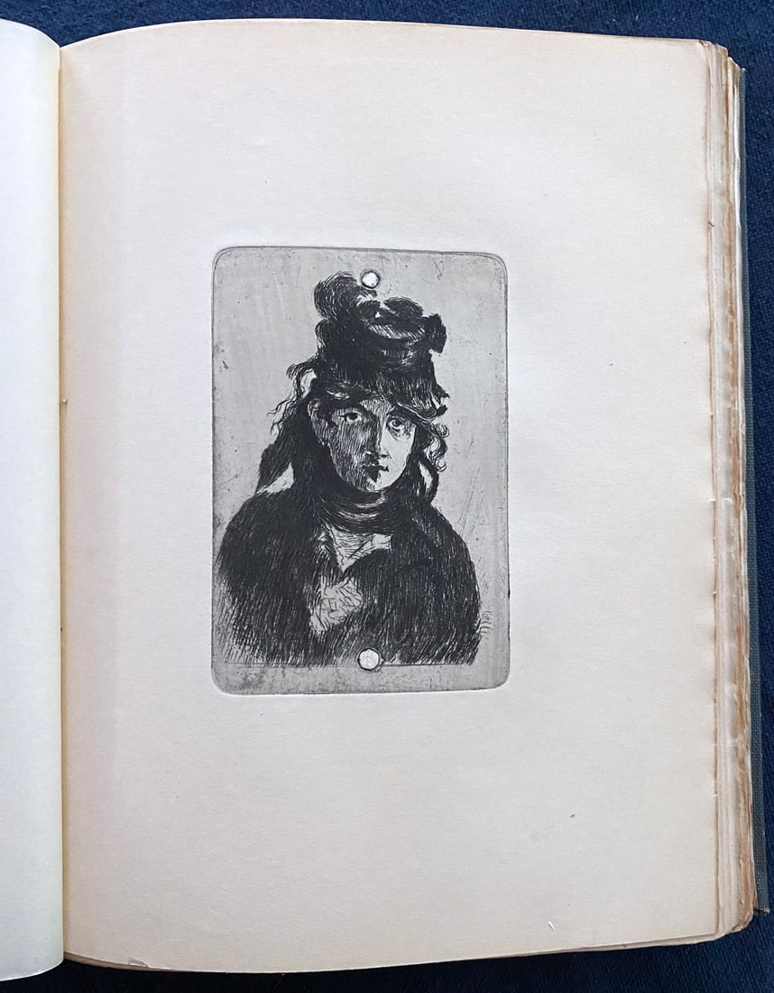 MANET AND THE FRENCH IMPRESSIONISTS. With 4 etchings Renoir, Manet, Morisot. (1 of 5)