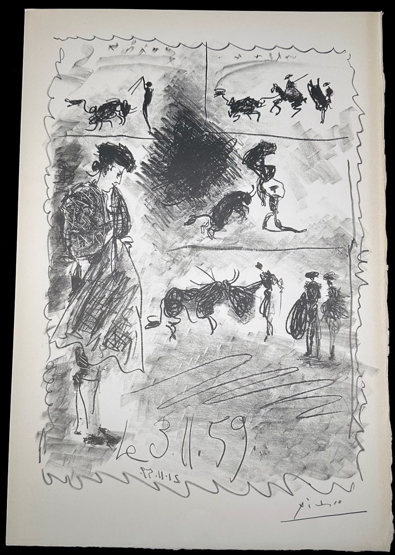 Picasso. Carnet de la Californie. Deluxe with a signed lithograph + extra suite of prints (1 of 5)