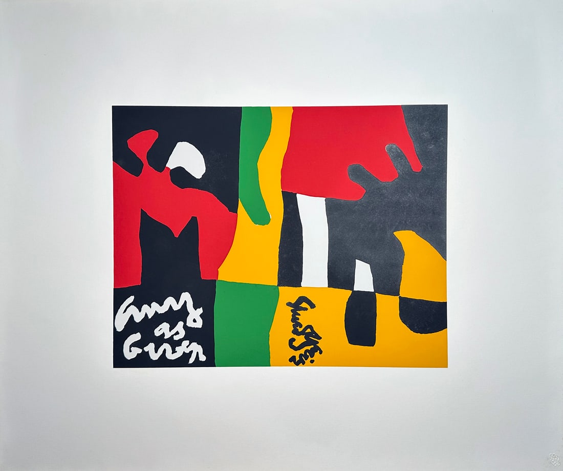 Stuart Davis, Composition, from X + X, Ten Works by Ten Painters portfolio. (1 of 1)