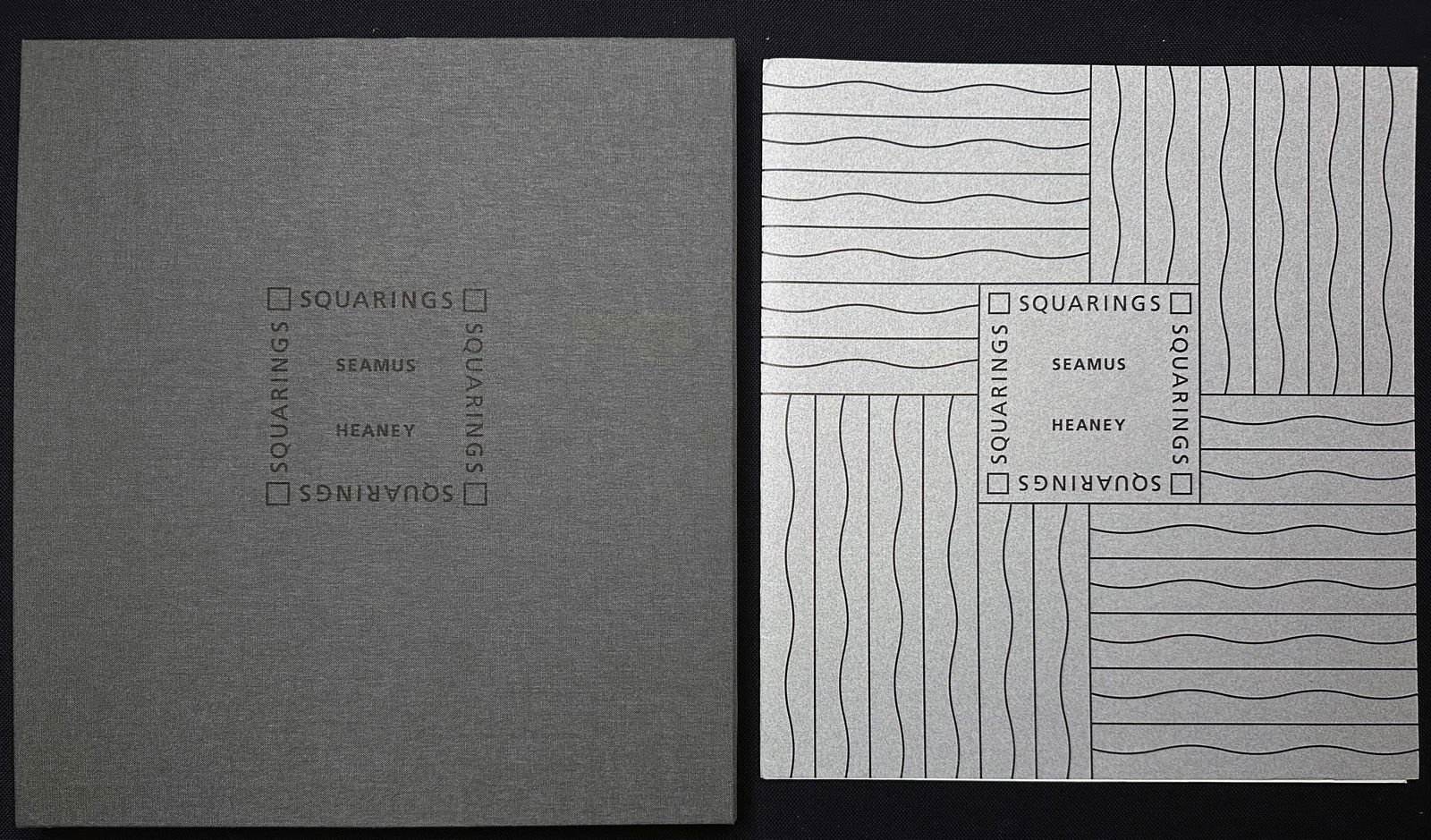 Sol Lewitt / Seamus Heaney. Squarings. With 48 poems and drawings. 2003. (1 of 5)